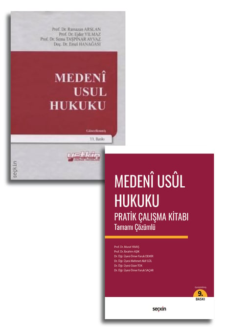 Medeni Usul Hukuku Seti  (Ekim 2025) Prof. Dr. Ramazan Arslan, Prof. Dr. Ejder Yılmaz, Prof. Dr. Sema Taşpınar Ayvaz, Doç. Dr. Emel Hanağası, Prof. Dr. Murat Yavaş, Prof. Dr. İbrahim Aşık 