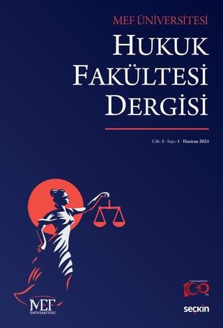 MEF Üniversitesi Hukuk Fakültesi Dergisi C:3 S:1