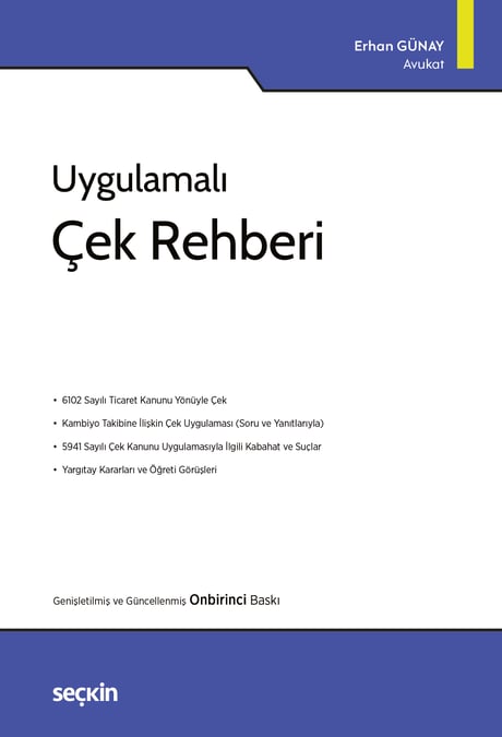 Uygulamalı Çek Rehberi Erhan Günay  - Kitap