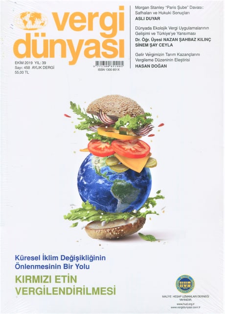 Vergi Dünyası Dergisi Ekim 2019 Münever Yeğin 