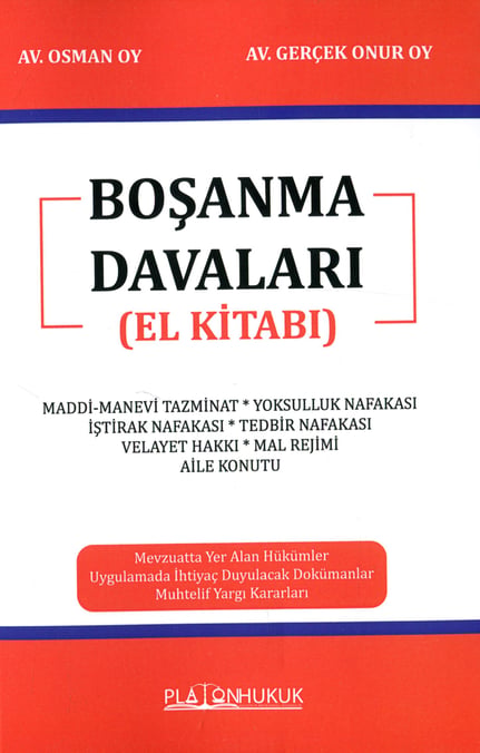 Boşanma Davaları El Kitabı Osman Oy, Gerçek Onur Oy  - Kitap