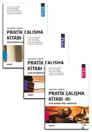 Ceza Hukuku Pratik Çalışma Kitabı (3'lü Set) Ekim 2026