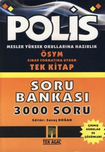 Polis Meslek Yüksek Okullarına Hazırlık Soru Bankası (3000 Soru) Savaş Doğan  - Kitap
