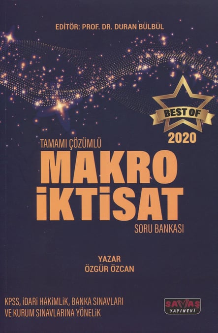 Makro İktisat Tamamı Çözümlü Soru Bankası  Prof. Dr. Duran Bülbül, Özgür Özcan  - Kitap