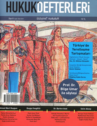 Hukuk Defterleri Sayı:9