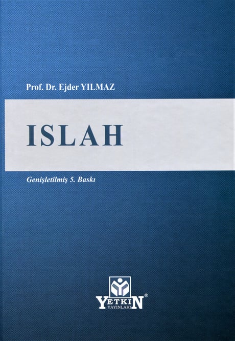 Medeni Yargılama Hukukunda Islah Prof. Dr. Ejder Yılmaz  - Kitap