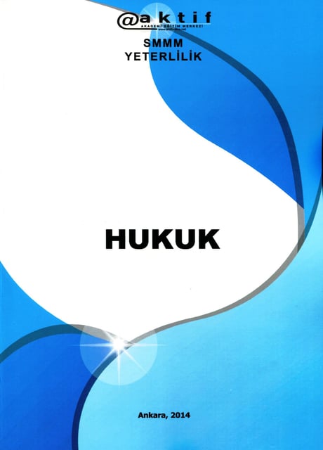 Hukuk (SMMM Yeterlilik) Yazar Belirtilmemiş  - Kitap
