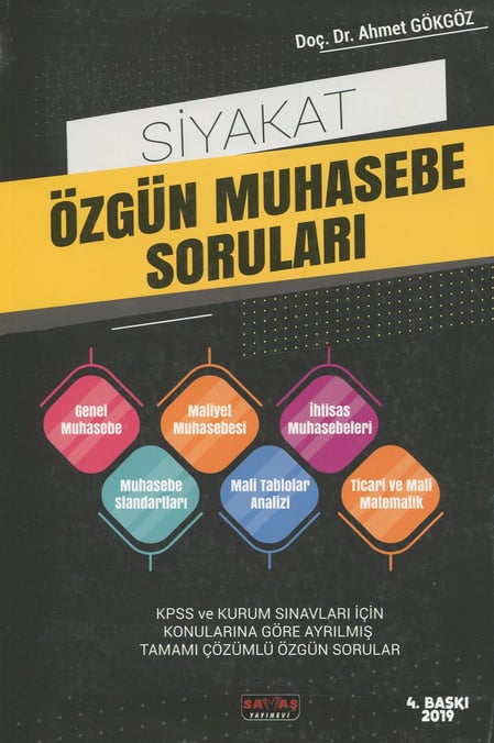 Siyakat Özgün Muhasebe Soruları Doç. Dr. Ahmet Gökgöz  - Kitap