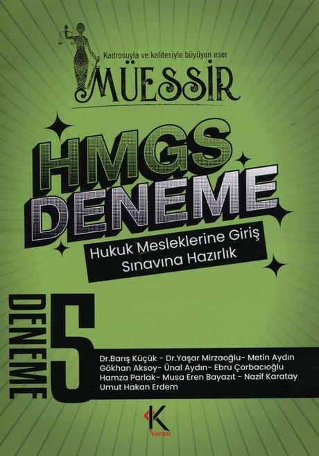 MÜESSİR HMGS 5 Deneme Fasikül Çözümlü Barış Küçük, Yaşar Mirzaoğlu, Metin Aydın, Gökhan Aksoy, Ünal Aydın, Ebru Çorbacıoğlu, Hamza Parlak, Musa Eren Bayazıt, Nazif Karatay, Umut Hakan Erde  - Kitap