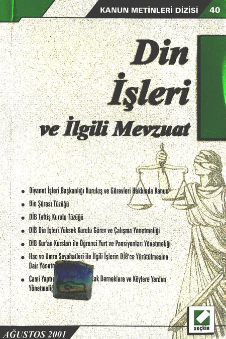 Din İşleri ve İlgili Mevzuat Seçkin Yayıncılık  - Kitap