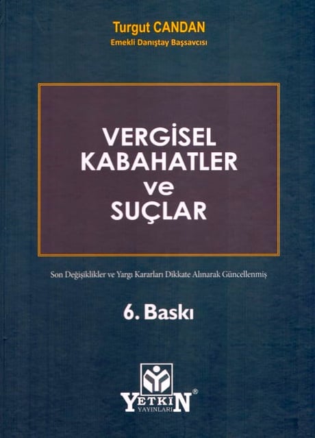 Vergisel Kabahatler ve Suçlar Turgut Candan  - Kitap