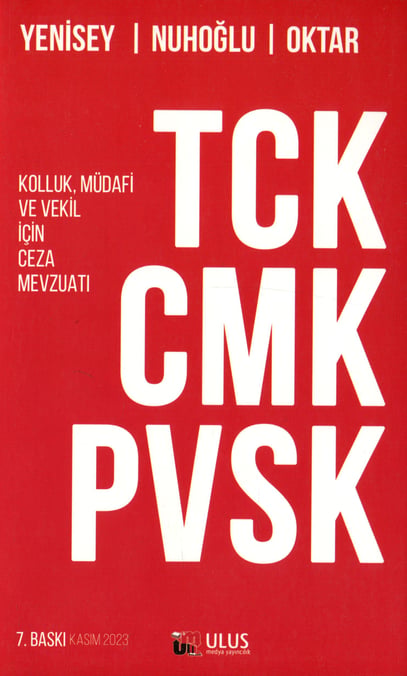 –Kolluk Müdafi ve Vekil İçin Ceza Mevzuatı TCK – CMK – PVSK Feridun Yenisey, Ayşe Nuhoğlu, Salih Oktar  - Kitap
