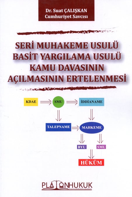 Seri Muhakeme Usulü Basit Yargılama Usulü Kamu Davasının Açılmasının Ertelenmesi Dr. Suat Çalışkan  - Kitap
