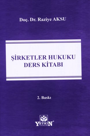 Şirketler Hukuku Ders Kitabı