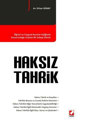 Haksız Tahrik Erhan Günay  - Kitap