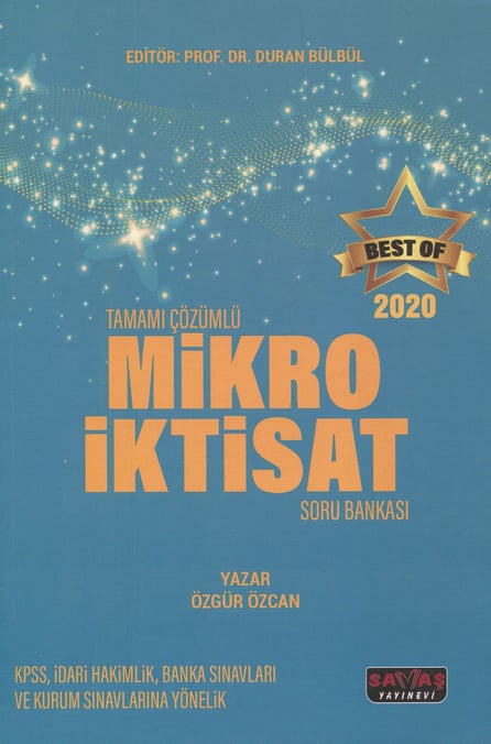 Mikro İktisat Tamamı Çözümlü Soru Bankası Prof. Dr. Duran Bülbül, Özgür Özcan  - Kitap