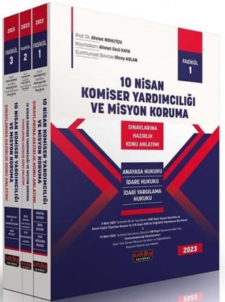 10 Nisan Komiser Yardımcılığı ve Misyon Koruma Sınavlarına Hazırlık Konu Anlatımı
