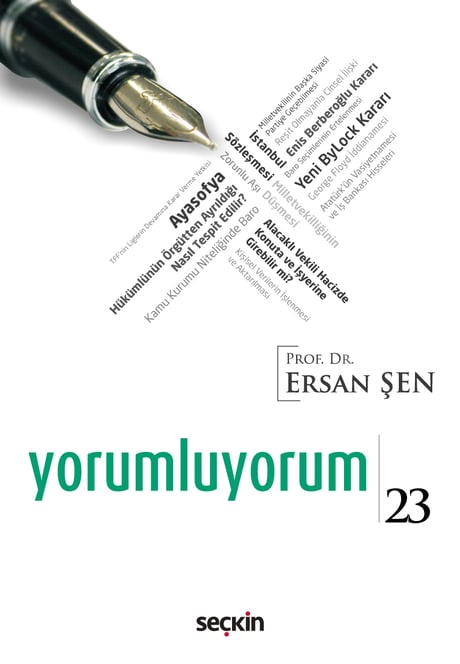 Yorumluyorum – 23 Prof. Dr. Ersan Şen  - Kitap