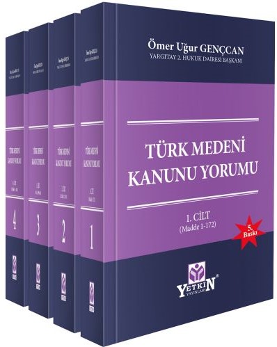 Türk Medeni Kanunu Yorumu Ömer Uğur Gençcan  - Kitap