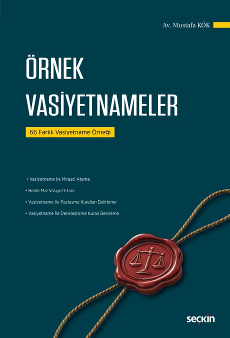 Örnek Vasiyetnameler Av. Mustafa Kök  - Kitap