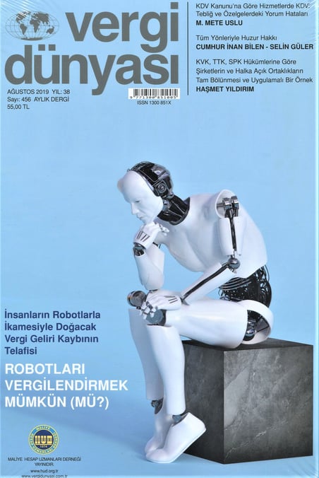 Vergi Dünyası Dergisi Ağustos 2019 Münever Yeğin 