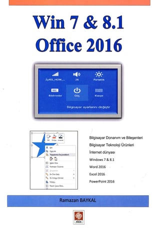 Win 7 ve 8.1 Office 2016