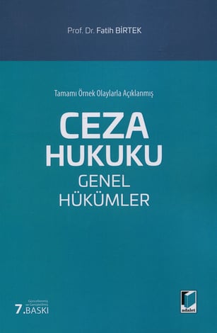 Ceza Hukuku Genel Hükümler