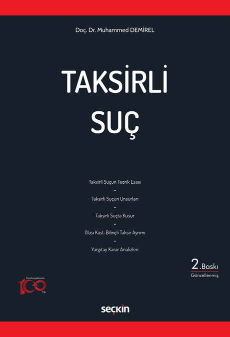 Taksirli Suç Doç. Dr. Muhammed Demirel  - Kitap