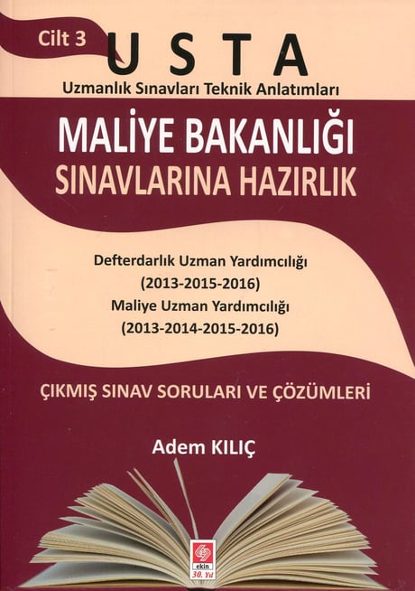 Usta Maliye Bakanlığı Sınavlarına Hazırlık (3 Cilt) Adem Kılıç  - Kitap