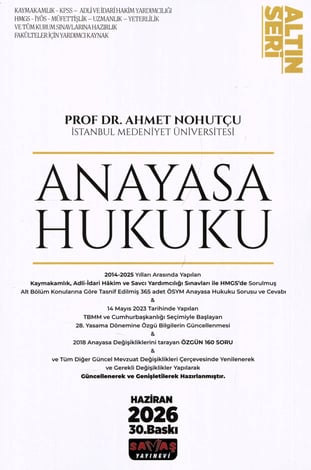 Anayasa Hukuku Konu Anlatımı