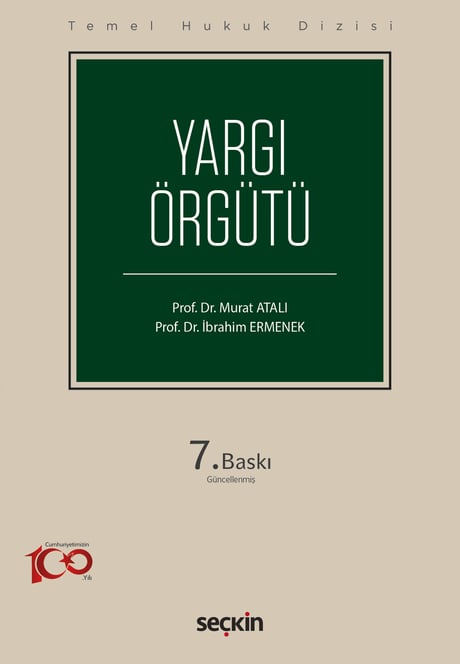 Temel Hukuk Dizisi Yargı Örgütü (THD) Prof. Dr. Murat Atalı, Prof. Dr. İbrahim Ermenek  - Kitap