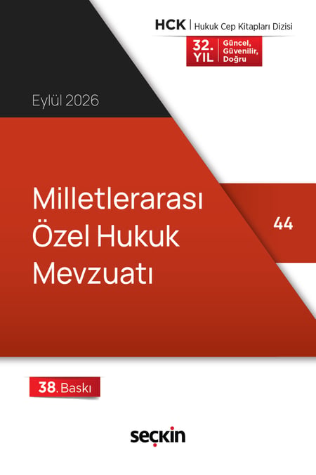 Milletlerarası Özel Hukuk Mevzuatı (Cep Kitabı) Seçkin Yayıncılık  - Kitap