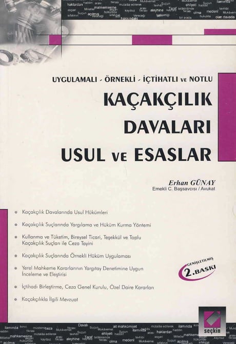 Kaçakçılık Davalarında Usul ve Esaslar Erhan Günay  - Kitap