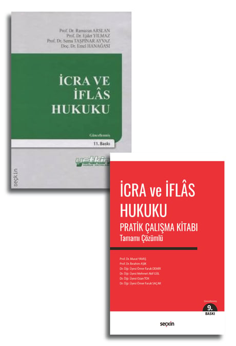 İcra ve İflas Hukuku Seti  (Ekim 2025) Prof. Dr. Ramazan Arslan, Prof. Dr. Ejder Yılmaz, Prof. Dr. Sema Taşpınar Ayvaz, Doç. Dr. Emel Hanağası, Prof. Dr. Murat Yavaş, Prof. Dr. İbrahim Aşık 