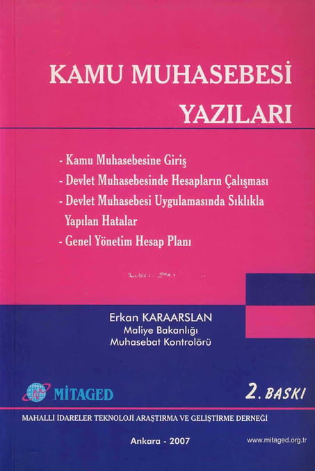 Kamu Muhasebesi Yazıları Erkan Karaarslan  - Kitap