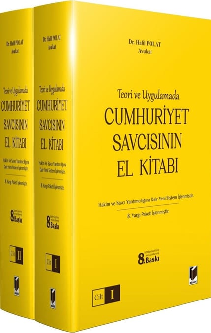 Cumhuriyet Savcısının El Kitabı (2 Cilt Takım) Dr. Halil Polat  - Kitap