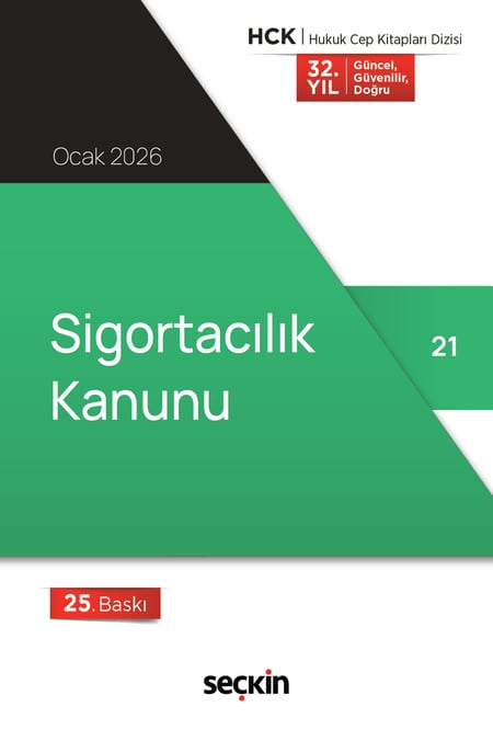 Sigortacılık Kanunu (Cep Kitabı) Seçkin Yayıncılık  - Kitap