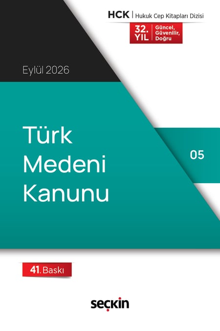 Türk Medeni Kanunu (Cep Kitabı) Seçkin Yayıncılık  - Kitap