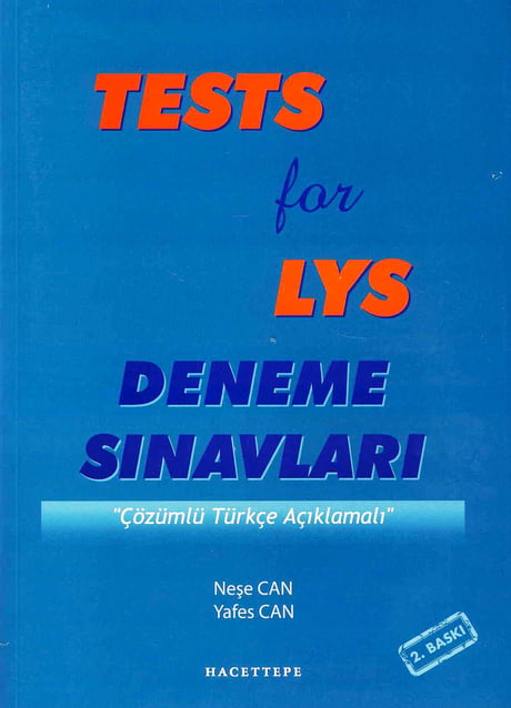 Tests for LYS Deneme Sınavları Neşe Can, Yafes Can  - Kitap