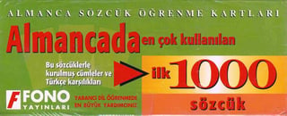 Almancada En Çok Kullanılan İlk 1000 Sözcük