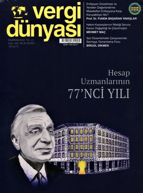 Vergi Dünyası Dergisi Haziran 2022 Münever Yeğin 