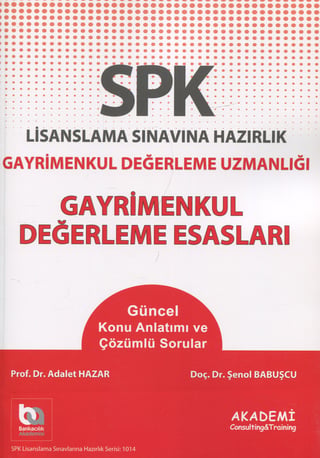 Gayrimenkul Değerleme Esasları