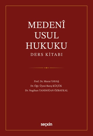 Medenî Usul Hukuku Ders Kitabı