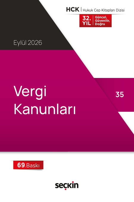 Vergi Kanunları (Cep Kitabı) Seçkin Yayıncılık  - Kitap