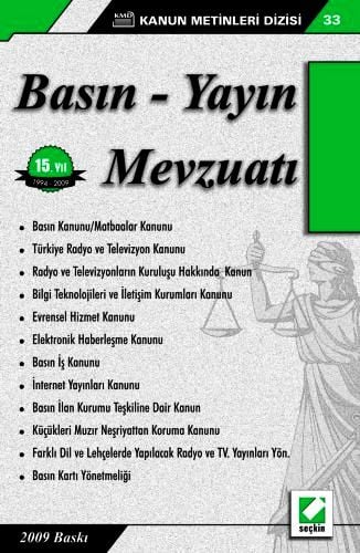 Basın – Yayın Mevzuatı Seçkin Yayıncılık  - Kitap