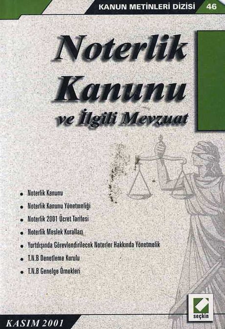 Noterlik Kanunu Seçkin Yayıncılık  - Kitap