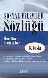 Sosyal Bilimler Sözlüğü Ömer Demir, Mustafa Acar  - Kitap