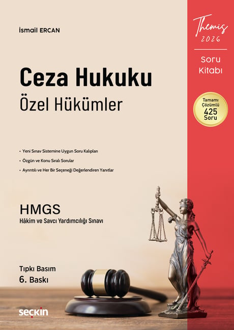 THEMIS – Ceza Hukuku Özel Hükümler Soru Kitabı Tıpkı Basım İsmail Ercan  - Kitap