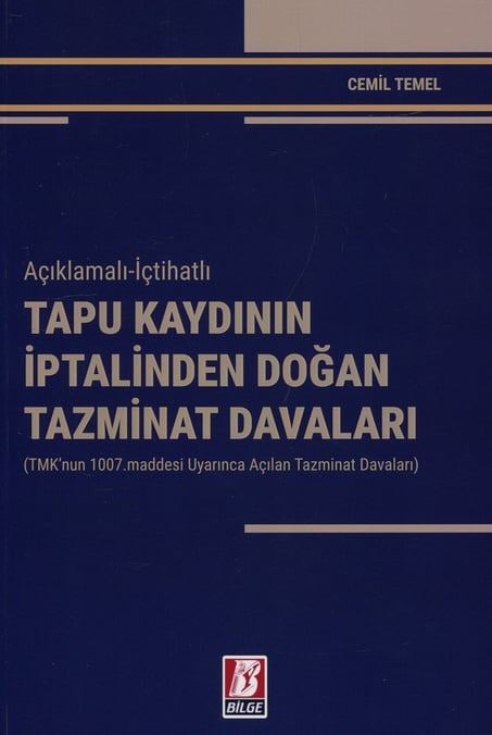 Tapu Kaydının İptalinden Doğan Tazminat Davaları Cemil Temel  - Kitap