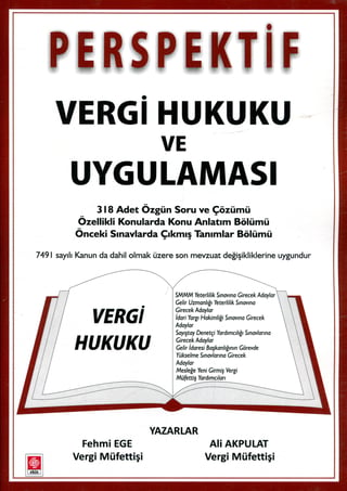 Vergi Hukuku ve Uygulaması